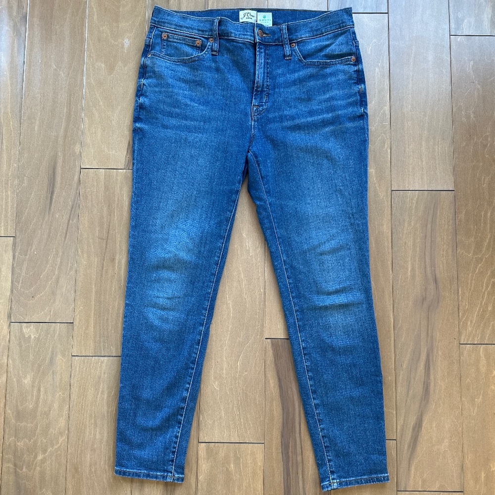 J.Crew cropped sz 31 Toothpick medium wash denim